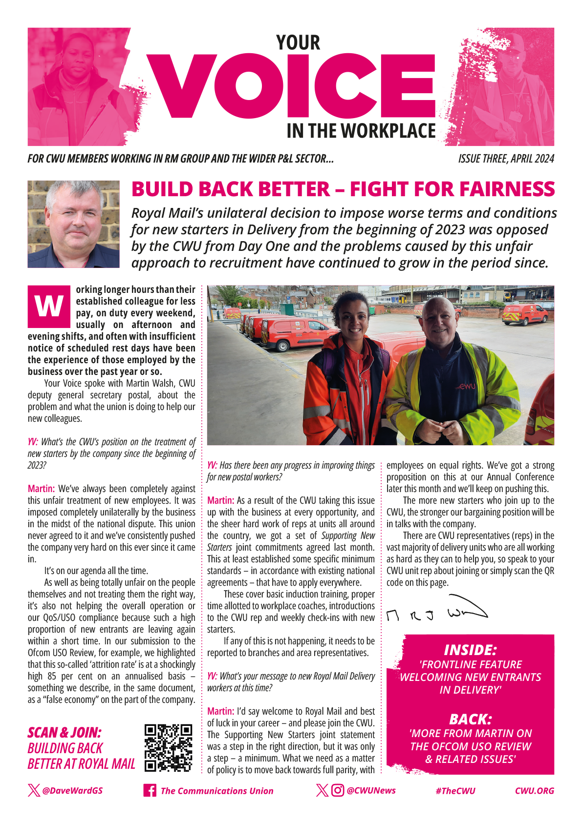 CWU Young Workers: Your Voice in the Workplace – Issue Three, April ...