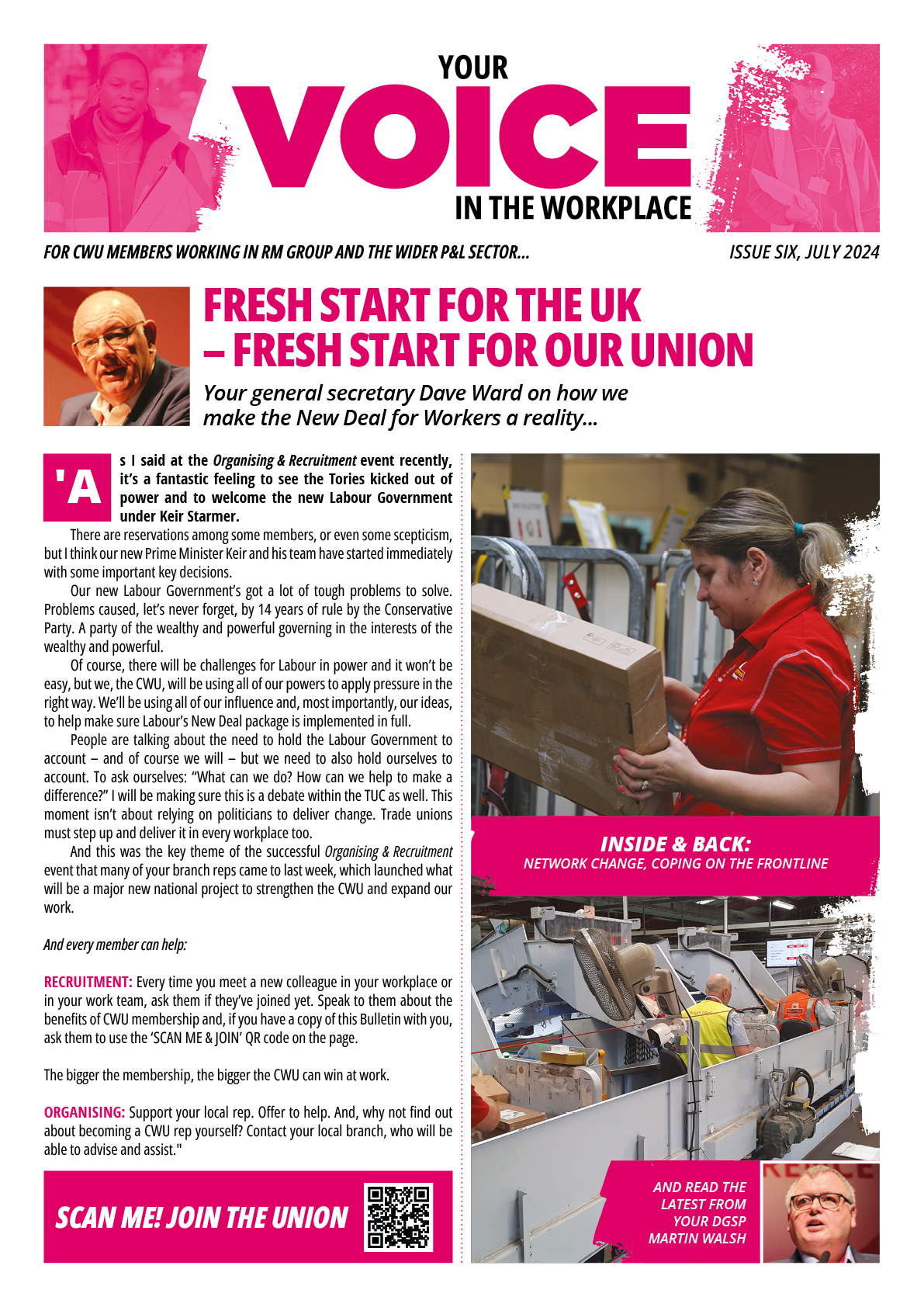 CWU Young Workers: Your Voice in the Workplace – Issue Six, July 2024 ...