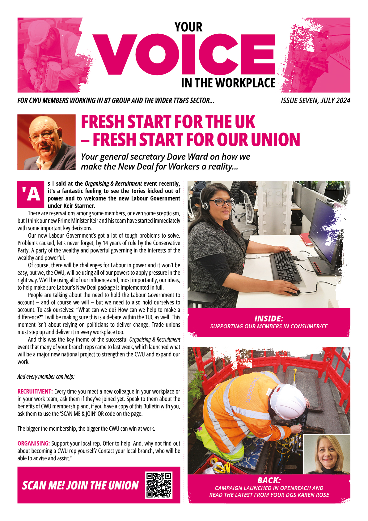 CWU Young Workers: Your Voice in the Workplace – Issue Seven, July 2024 ...